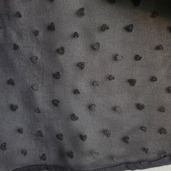 Joe Fresh sheer heart bow-neck blouse - Picture 4 of 4